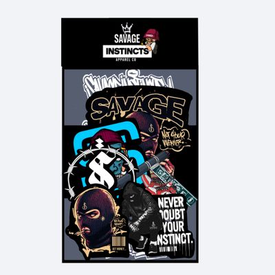 Savage Instincts Stickers Pack 1