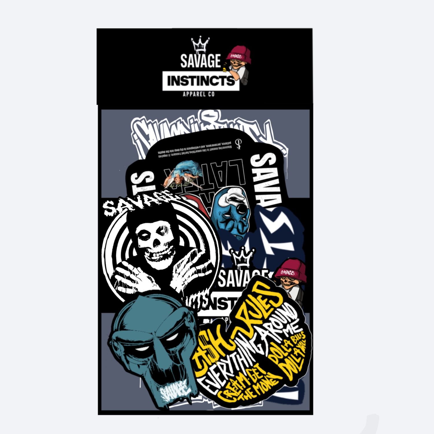 Savage Instincts Stickers Pack 3