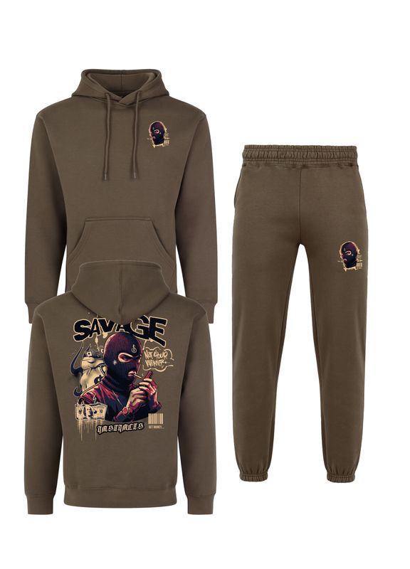 Savage Instincts Sweatsuit Set Get Money $