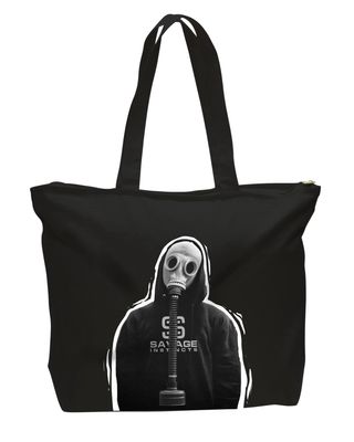 Gas Mask Tote Bag