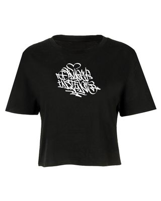 Savage Tag Crop Top Tee