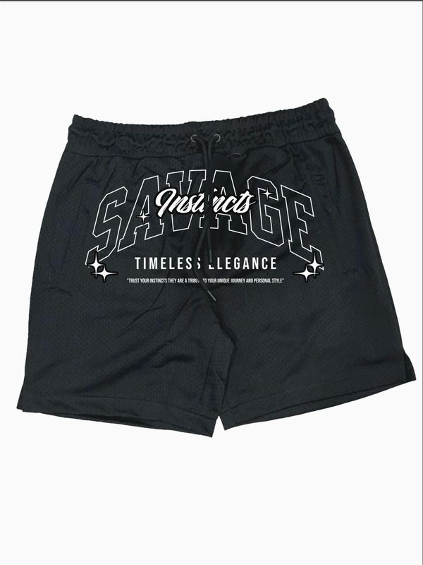 Timeless Elegance Mesh Shorts