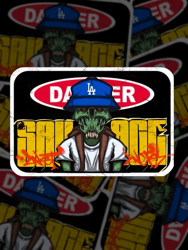 Danger Sticker