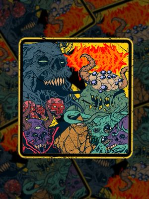 In The Abyss Sticker