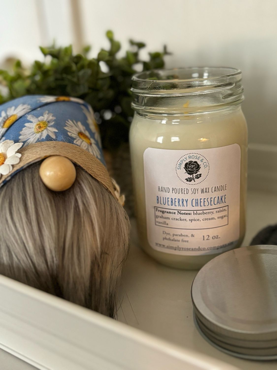 Blueberry Cheesecake- 12 oz. Candle