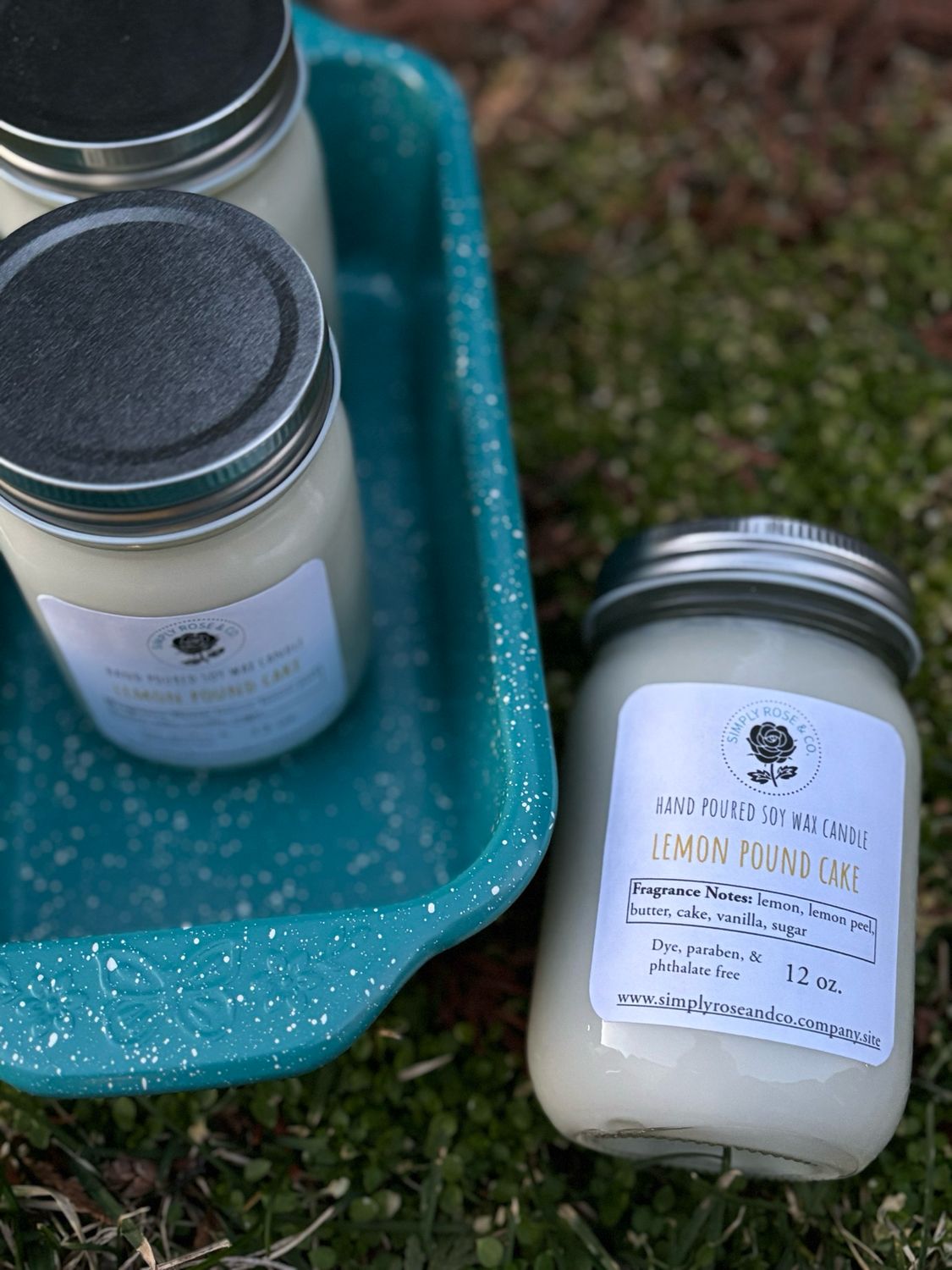 Lemon Pound Cake- 12 oz. Candle