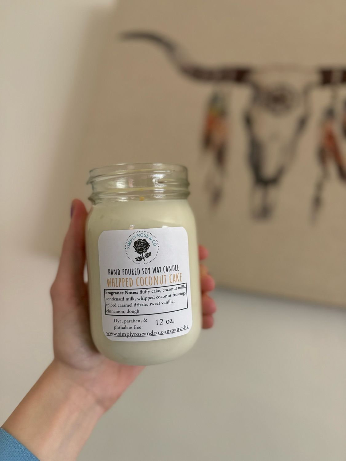 Whipped Coconut Cake- 12 oz. Candle