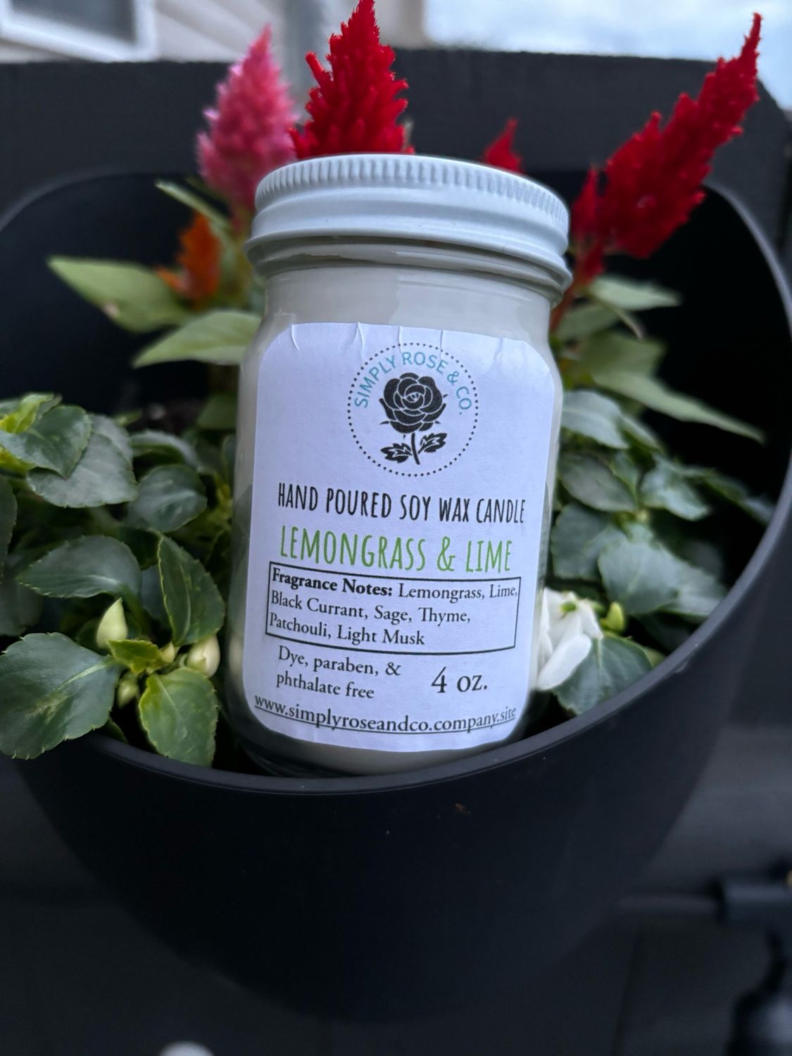 Lemongrass &amp; Lime- 4 oz. Candle