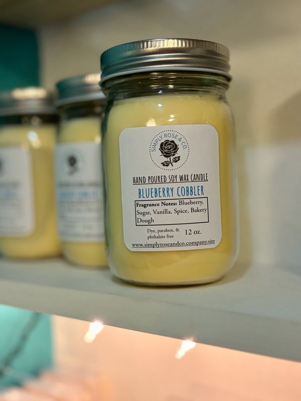 Blueberry Cobbler- 12 oz. Candle