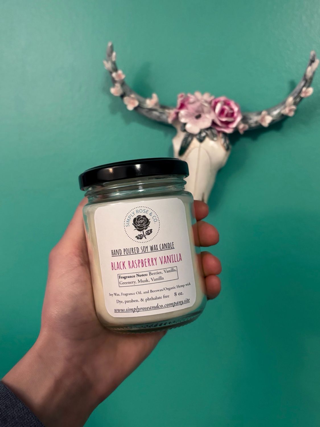 Black Raspberry Vanilla- 8 oz. Candle