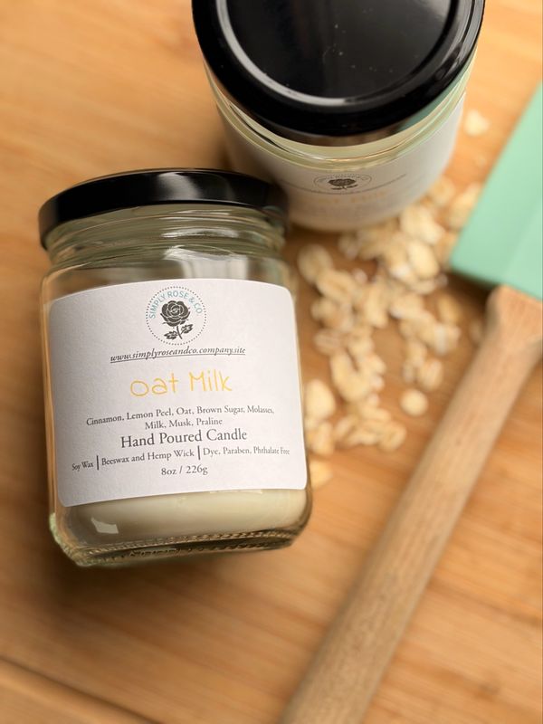 Oat Milk- 8 oz. Candle