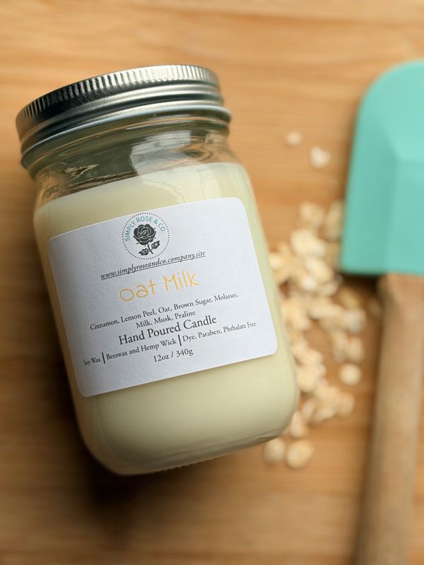 Oat Milk- 12 oz. Candle