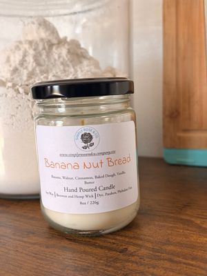 Banana Nut Bread- 8 oz. Candle