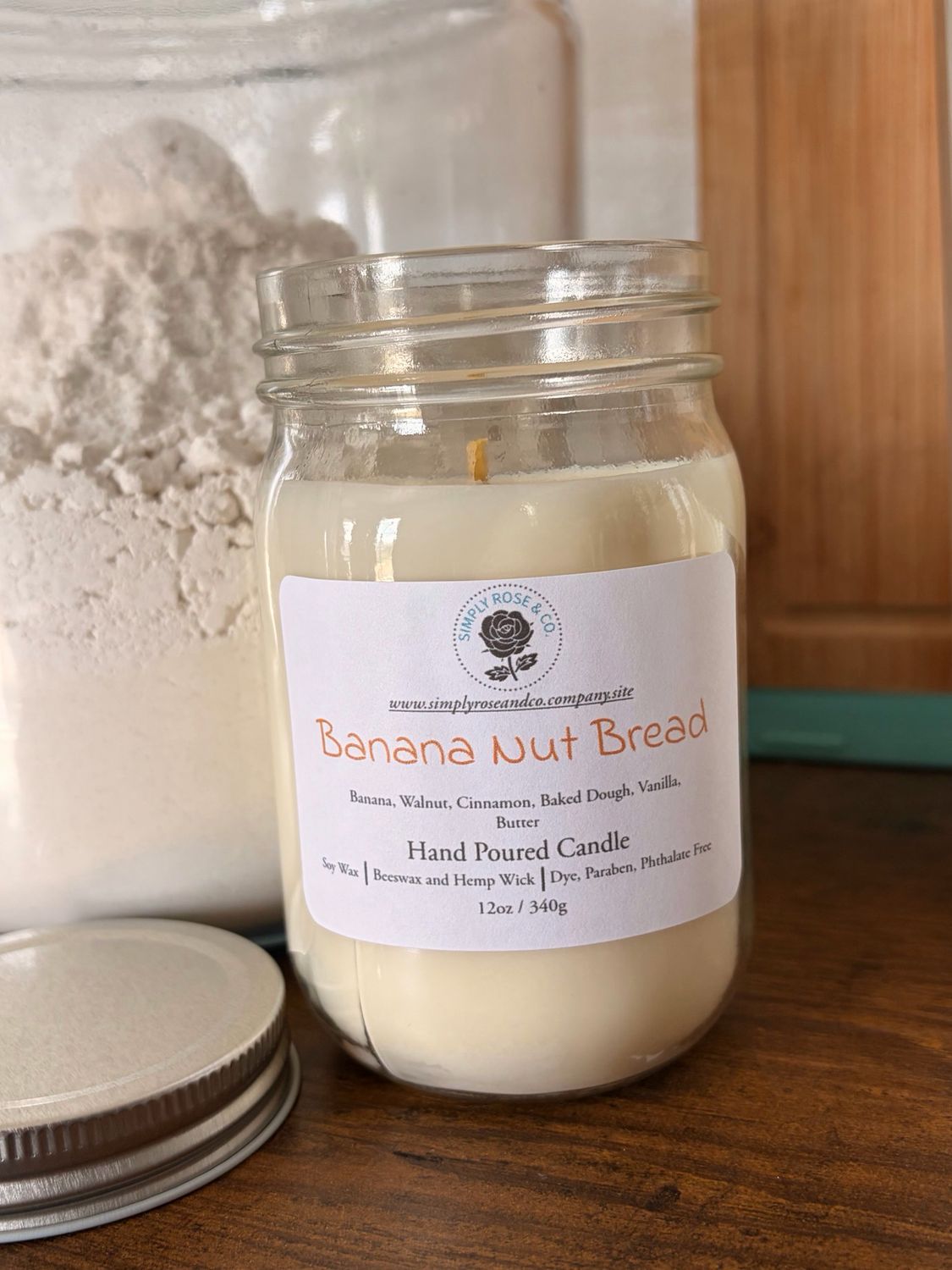 Banana Nut Bread- 12 oz. Candle Banana Nut Bread- 12 oz. Candle