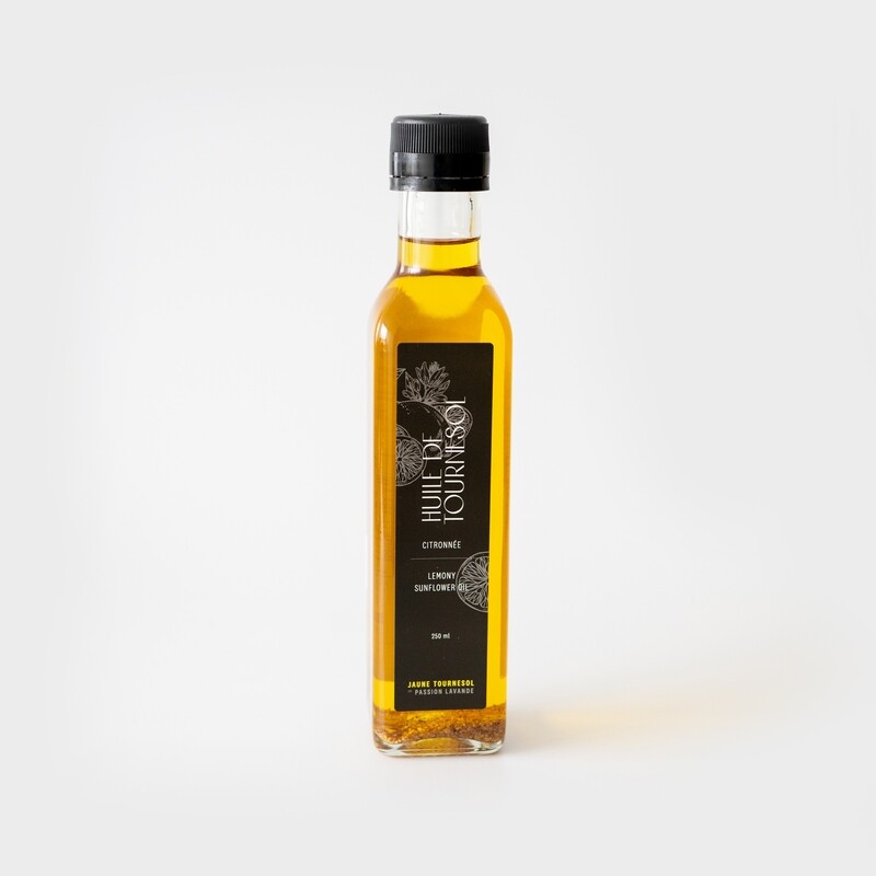 Huile de tournesol citronnée