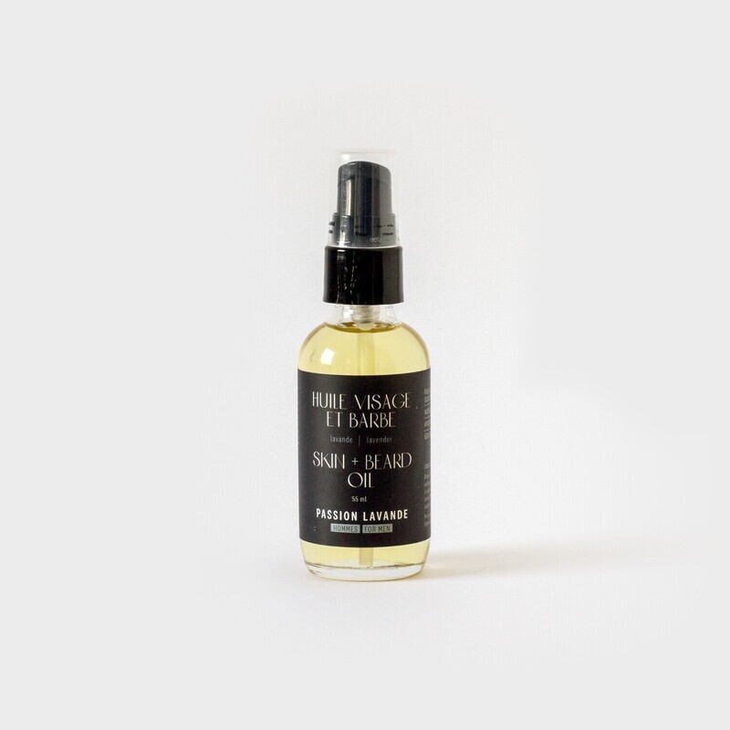 Huile visage et barbe - Soin pour hommes