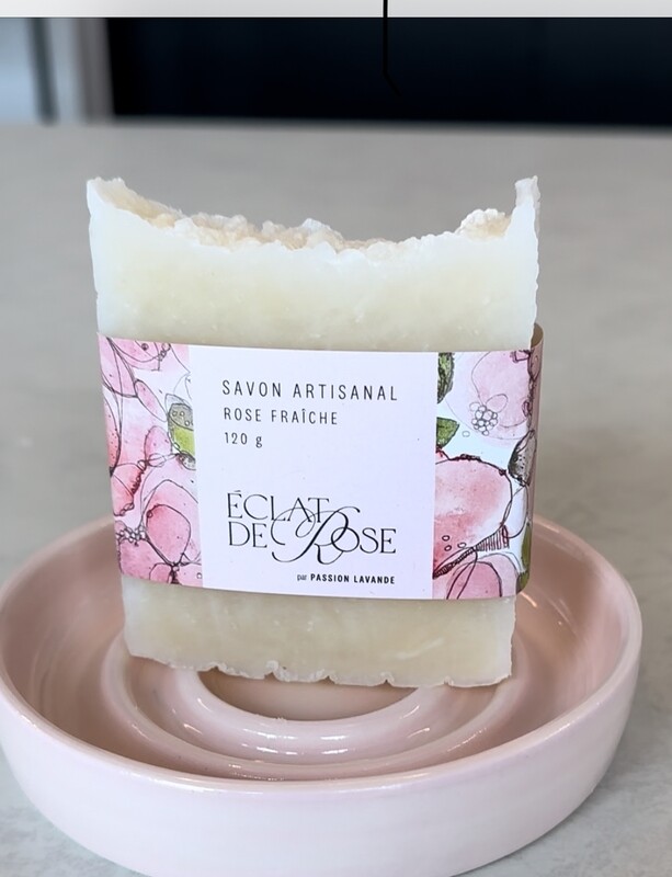 Savon artisanal - Éclat de Rose