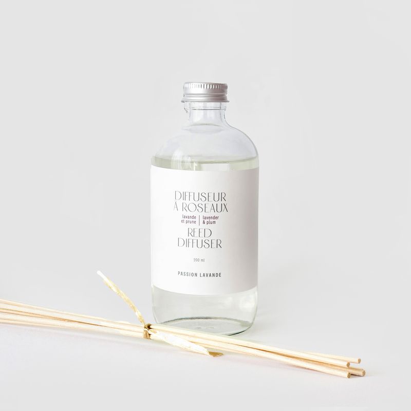 Diffuseur à roseaux - Lavande &amp; Prune
