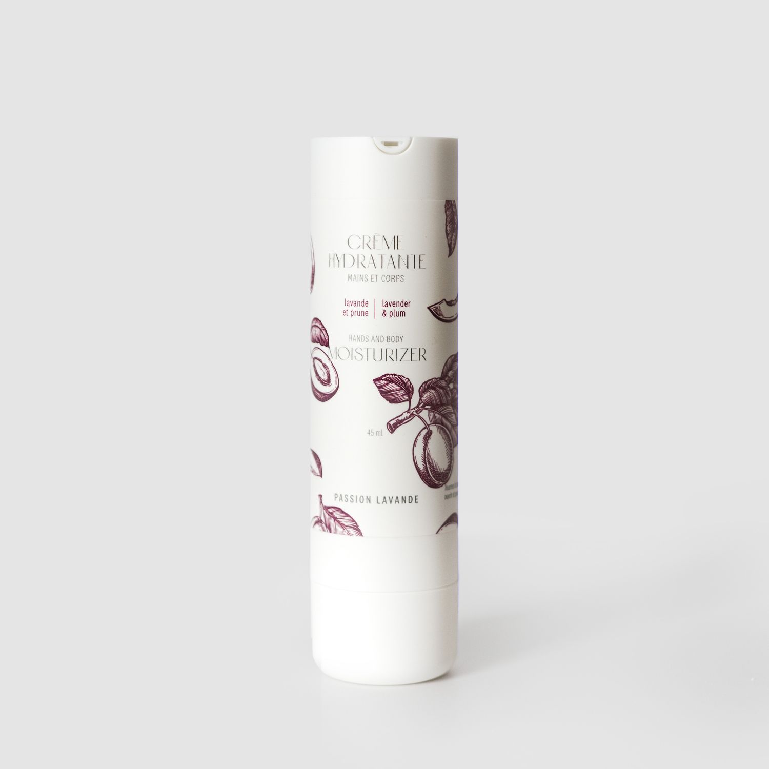 Crème hydratante 45 ml mains et corps - Lavande &amp; Prune