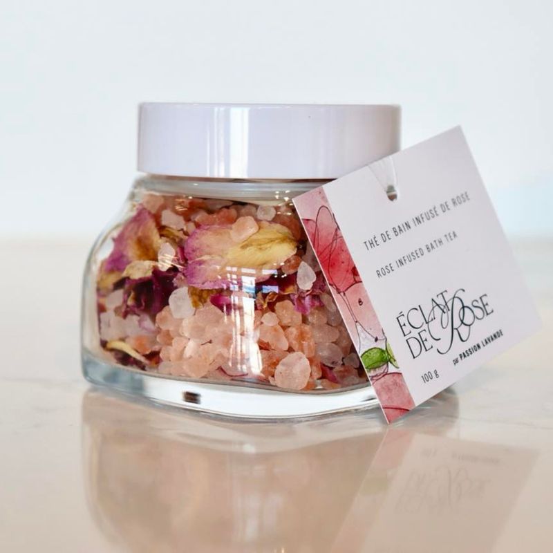 Thé de bain infusé de roses - Éclat de Rose