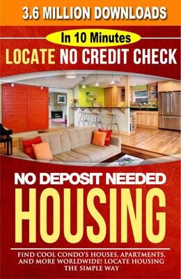 Locate No Credit Check & No Deposit Housing in 10 Minutes! | Its time to Eliminate Poverty & Homelessness, today!