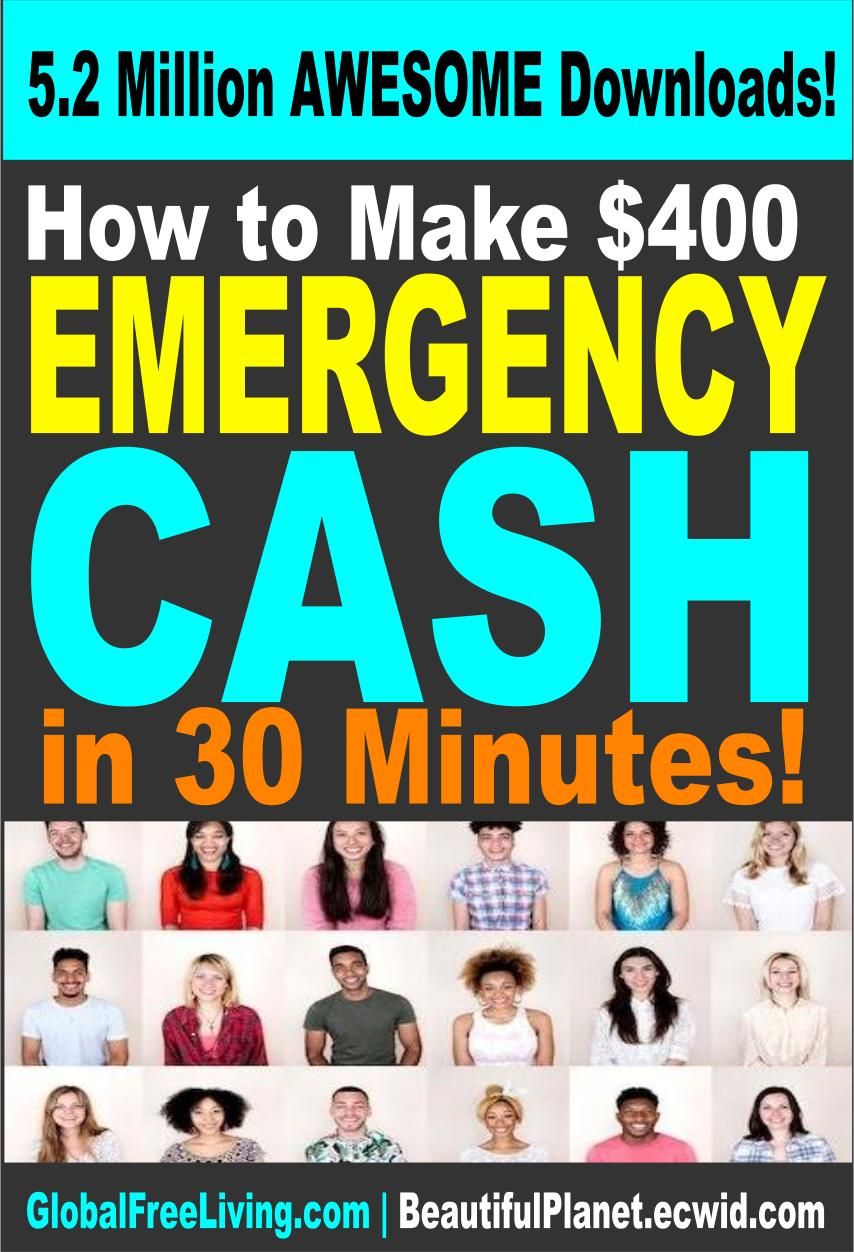 (5.2 Million Downloads!) How to Make up to $400 Emergency CASH Daily in 30 Minutes!  No Money Needed to Start!  Download eVideo for $1. Never be Poor AGAIN!