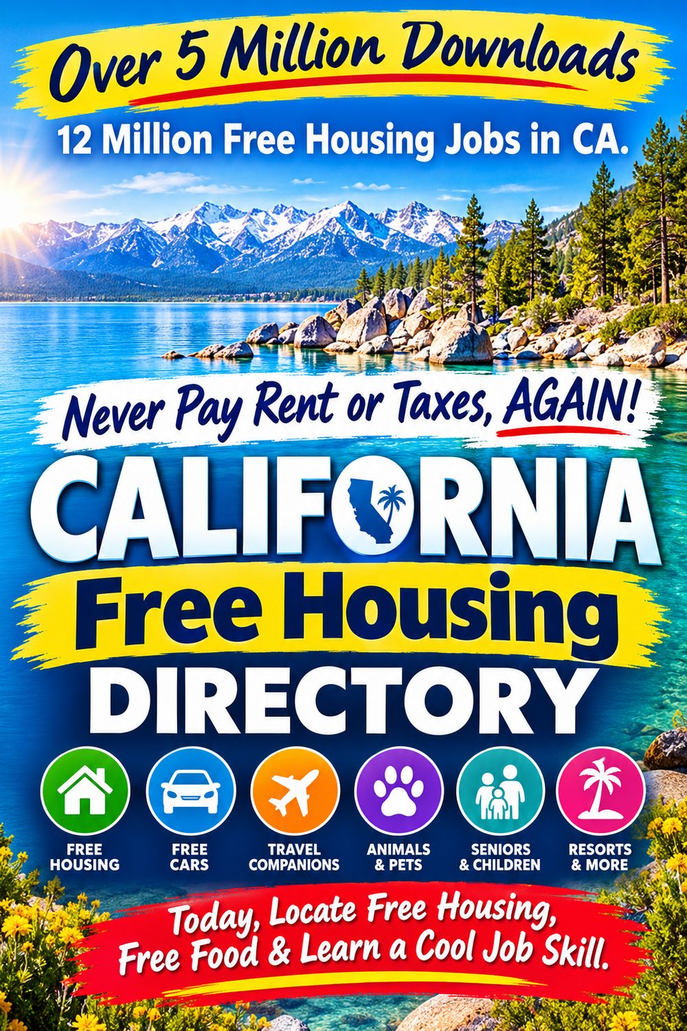 California (Free Housing) Directory! Never Pay Rent, AGAIN!