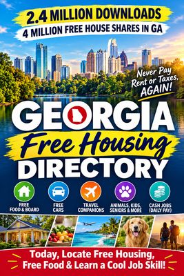 Georgia USA (Free Housing) Locate Free Housing in 30 Minutes. Never Pay Rent AGAIN! 2 Million Downloads. (End Homelessness &amp; Poverty)