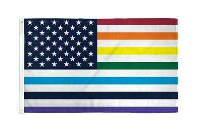 FLAG USA RAINBOW 3X5FT