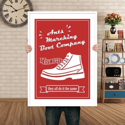 ANTS MARCHING BOOT COMPANY - POSTER