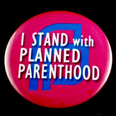 Stand w/ Planned Parenthood 3" Pin-back Button