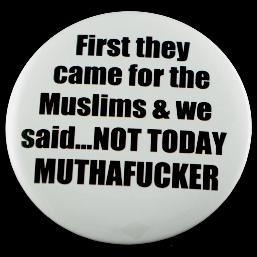 Pro-Muslim 3" Pin-back Button