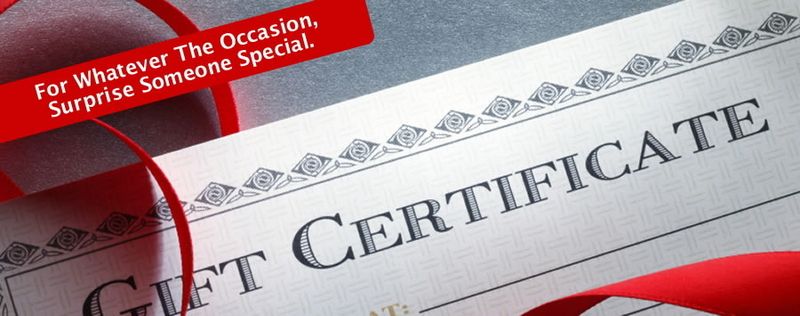 Gift Certificates
