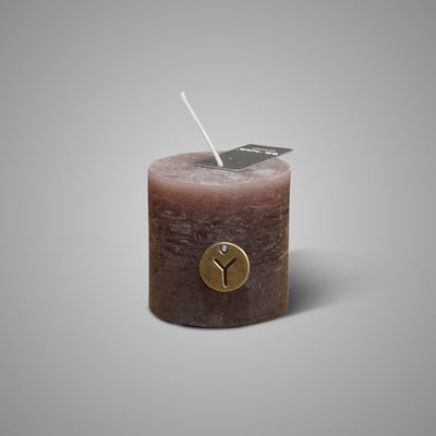 Rustic Candle Brown