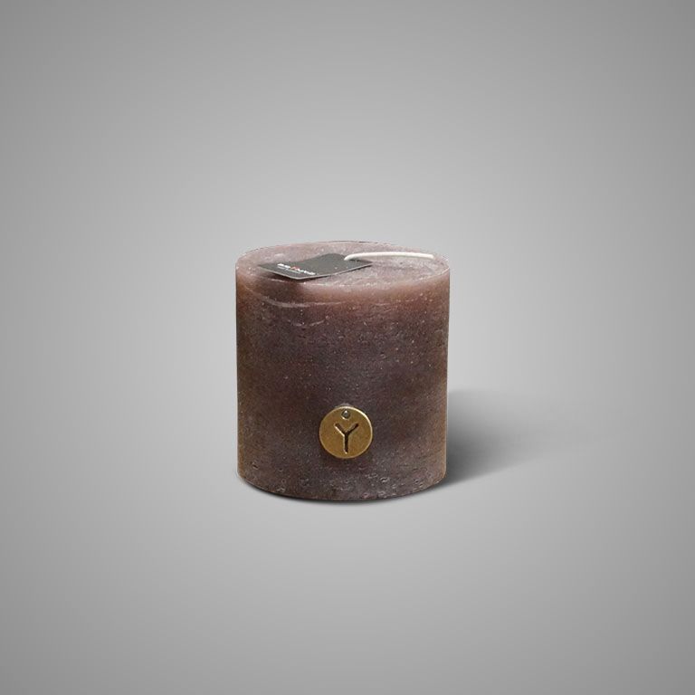 Rustic Candle Brown