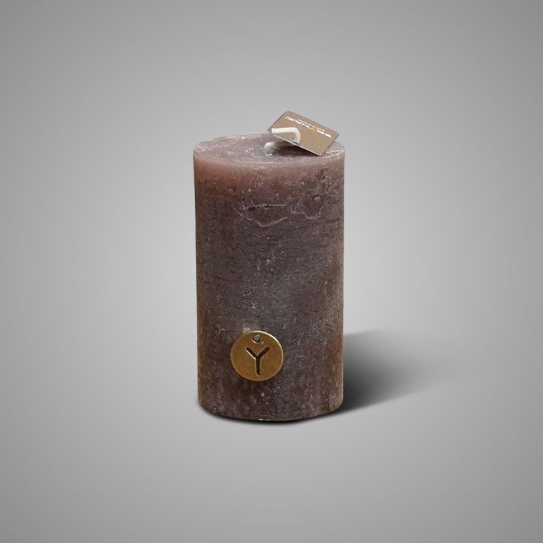 Rustic Candle Brown