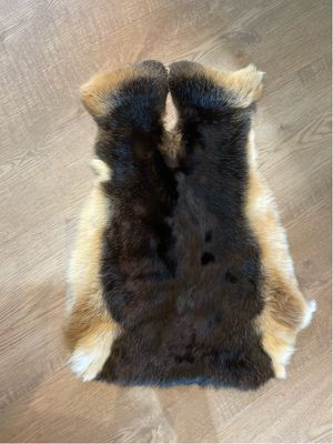 Konijnenvacht | Bruin - Zwart - Créme
