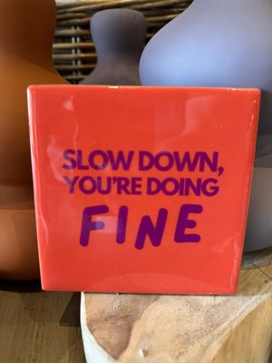 Tegeltje | Slow Down