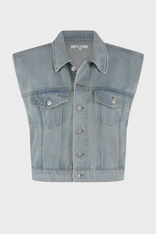 Lucy Denim gilet jeans kleur