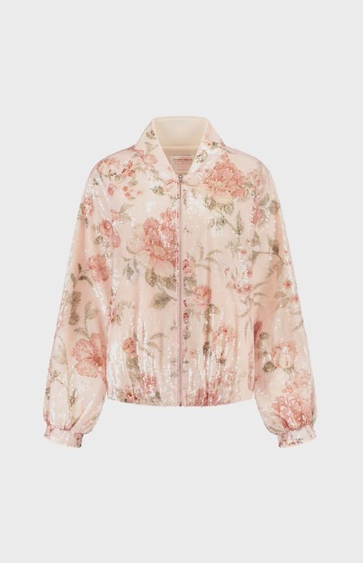 Princess Diaries Bomber jack kort roze glitter