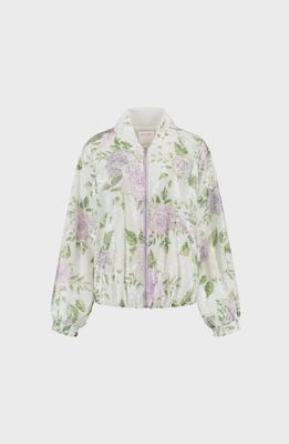Step up bomber jack glitter lila wit groen blauw