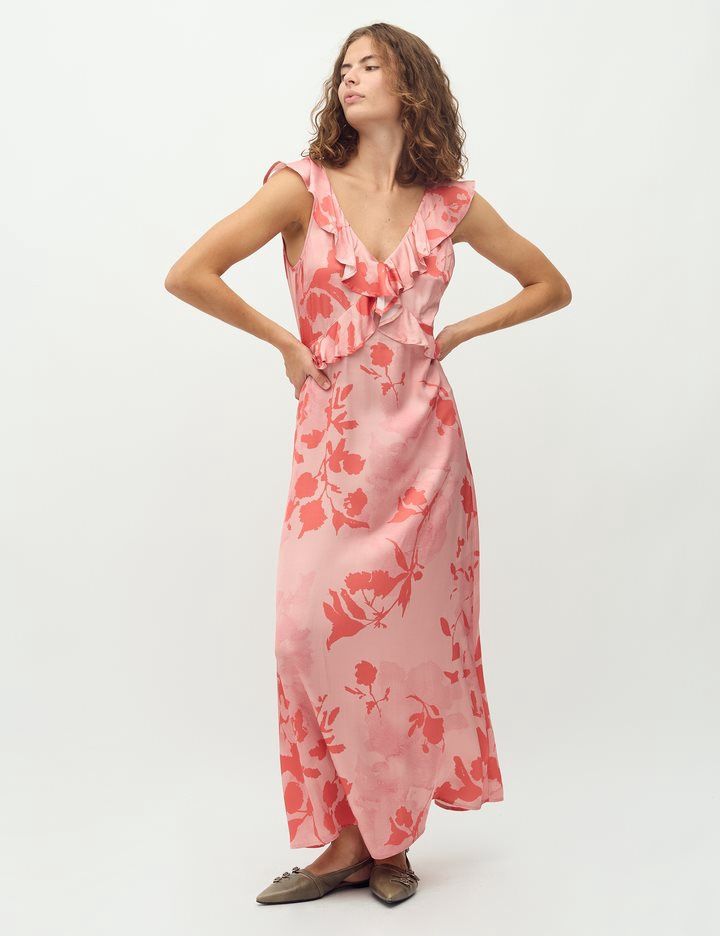 Yannie dress lange jurk met print