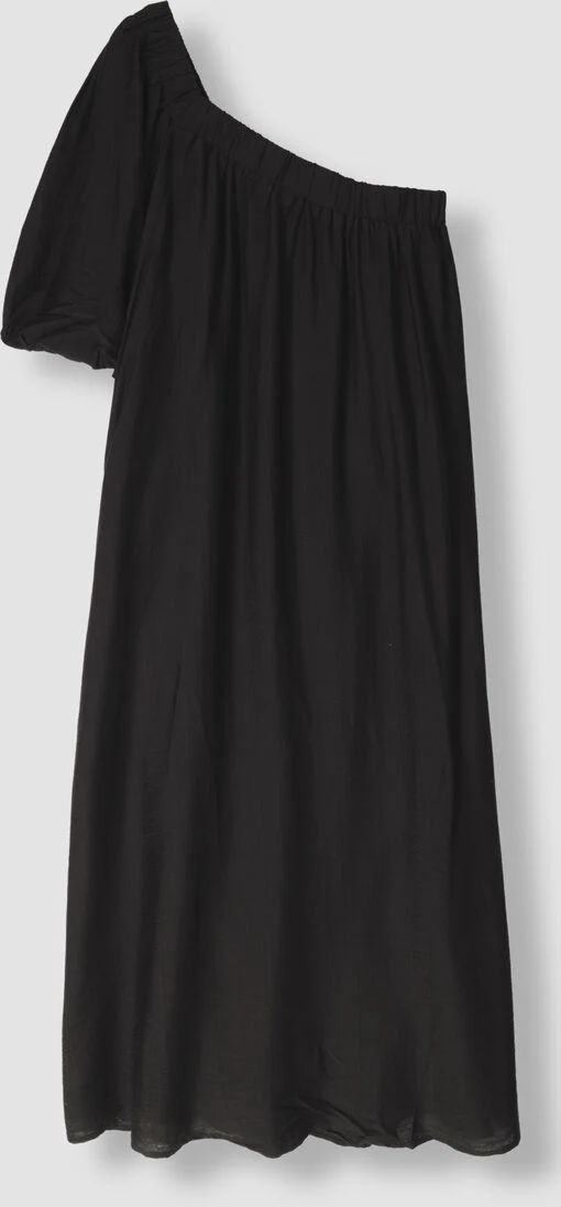 Asymetrische lange puff dress