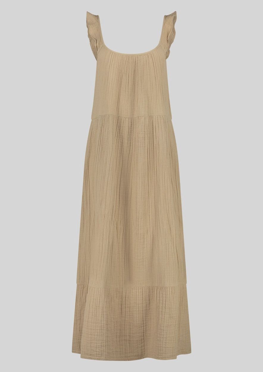 Becky Dress jurk mousselin zand