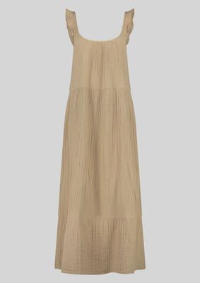 Becky Dress jurk mousselin zand