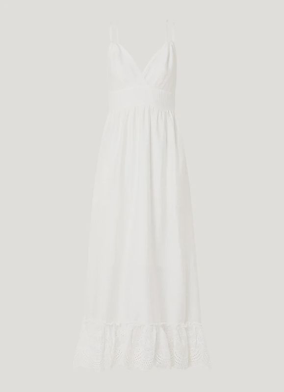 Hera lace strap dress lange jurk spaghetti bandjes