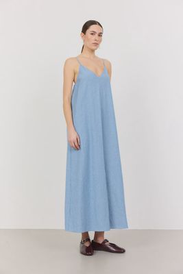 Denim Lennon 4 jurk dress blauw lang jurk
