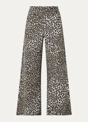 10Days Wide leg Jogger leopard