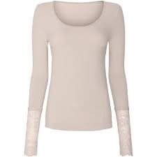 TIM  Mary LANGE MOUW top met kant