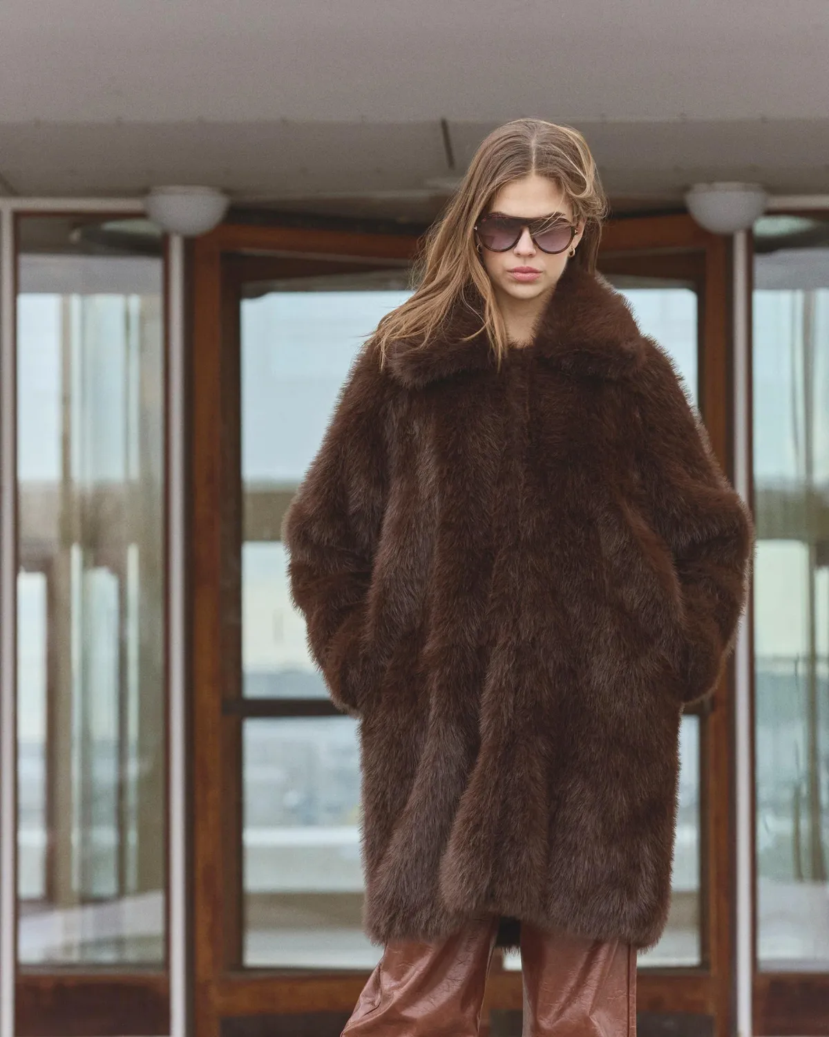 Aiko Furry Coat LONG